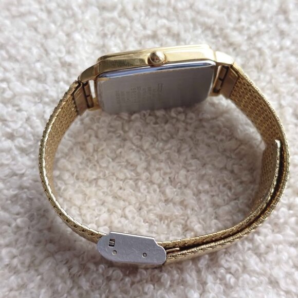 Citizen Eco-Drive E031-K006091 Solar Square Gold JDM Men's Watch New Capacitor - Picture 3 of 10